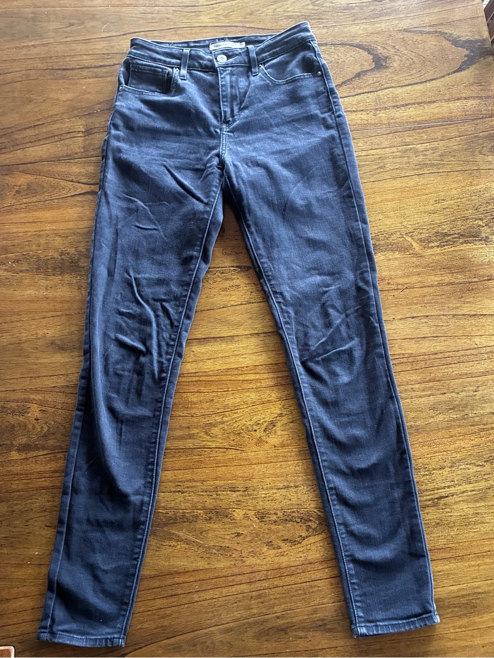 Levi 711 black jeans Women's Skinny Jeans